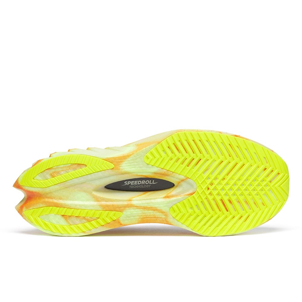 Saucony Endorphin Pro 4 Joggesko Herre Hvit/Oransje/Volt