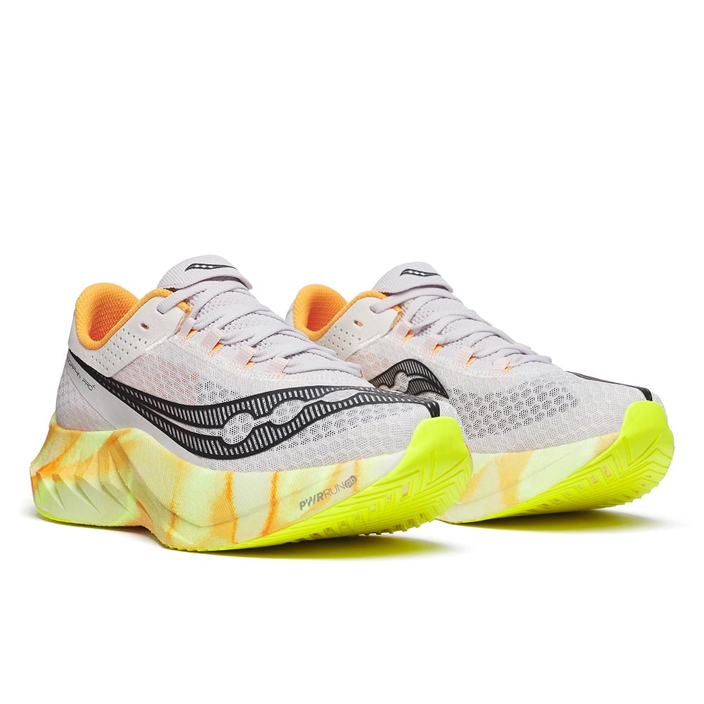 Saucony Endorphin Pro 4 Joggesko Herre Hvit/Oransje/Volt