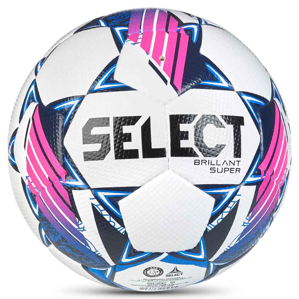 Select Brillant Super V24 Matchball Fotball Hvit/Blå