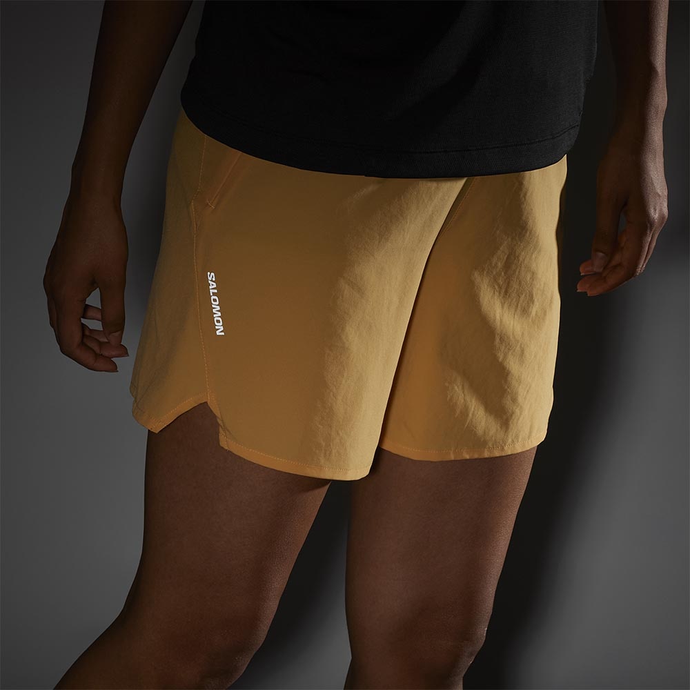 Salomon ShakeOut Core 6'' Løpeshorts Dame Oransje