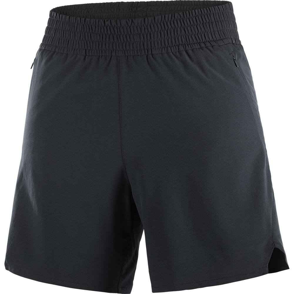 Salomon ShakeOut Core 6'' Løpeshorts Dame Sort