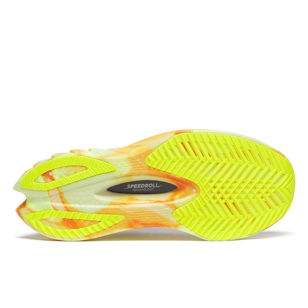 Saucony Endorphin Pro 4 Joggesko Dame Hvit/Oransje/Volt