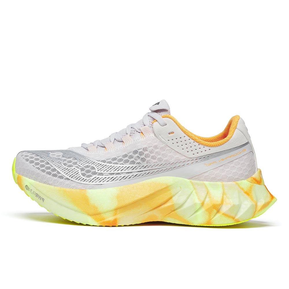 Saucony Endorphin Pro 4 Joggesko Dame Hvit/Oransje/Volt