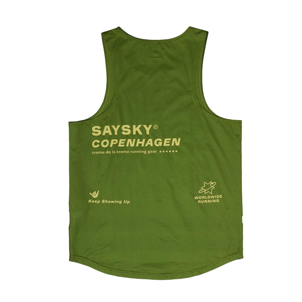 Saysky Statement Combat Singlet Herre Grønn