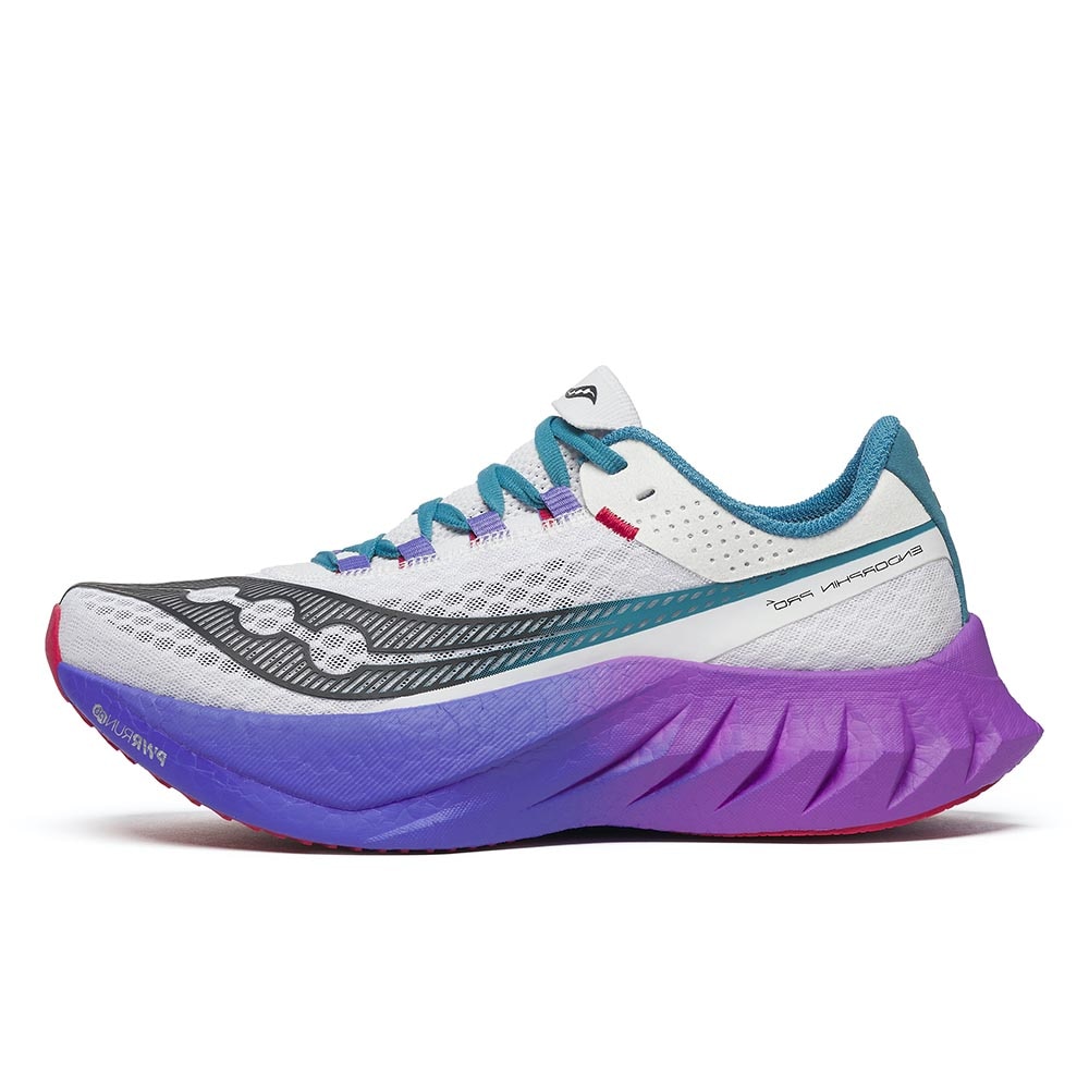 Saucony Endorphin Pro 4 Joggesko Dame Hvit/Lilla/Blå