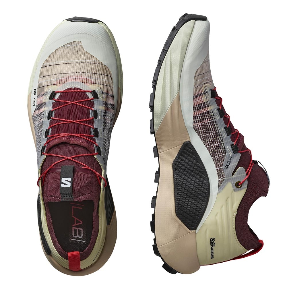 Salomon S/Lab Genesis Joggesko Beige/Burgunder