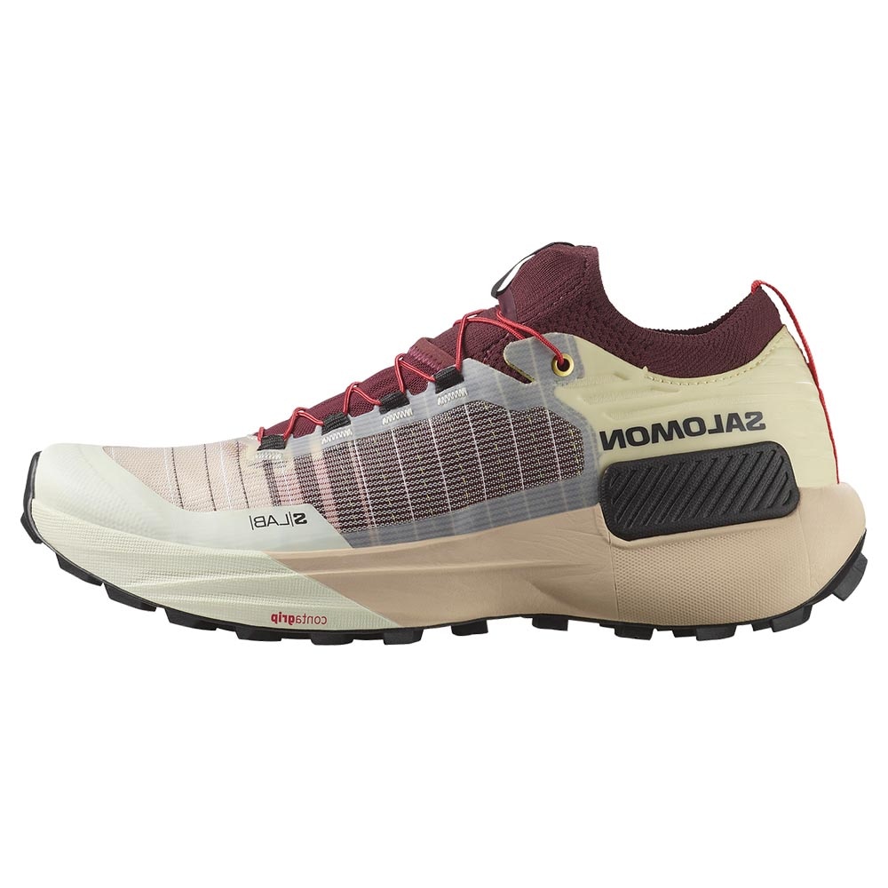 Salomon S/Lab Genesis Joggesko Beige/Burgunder