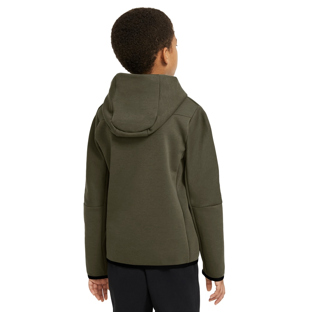 Nike Tech Fleece Hettegenser Barn Grønn