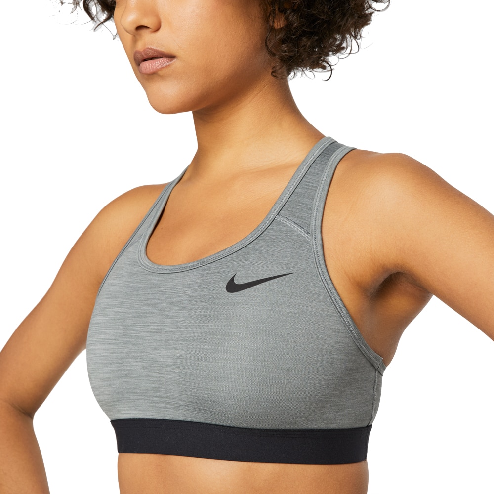 Nike Dri-Fit Swoosh Band Nonpadded Sports-BH Grå