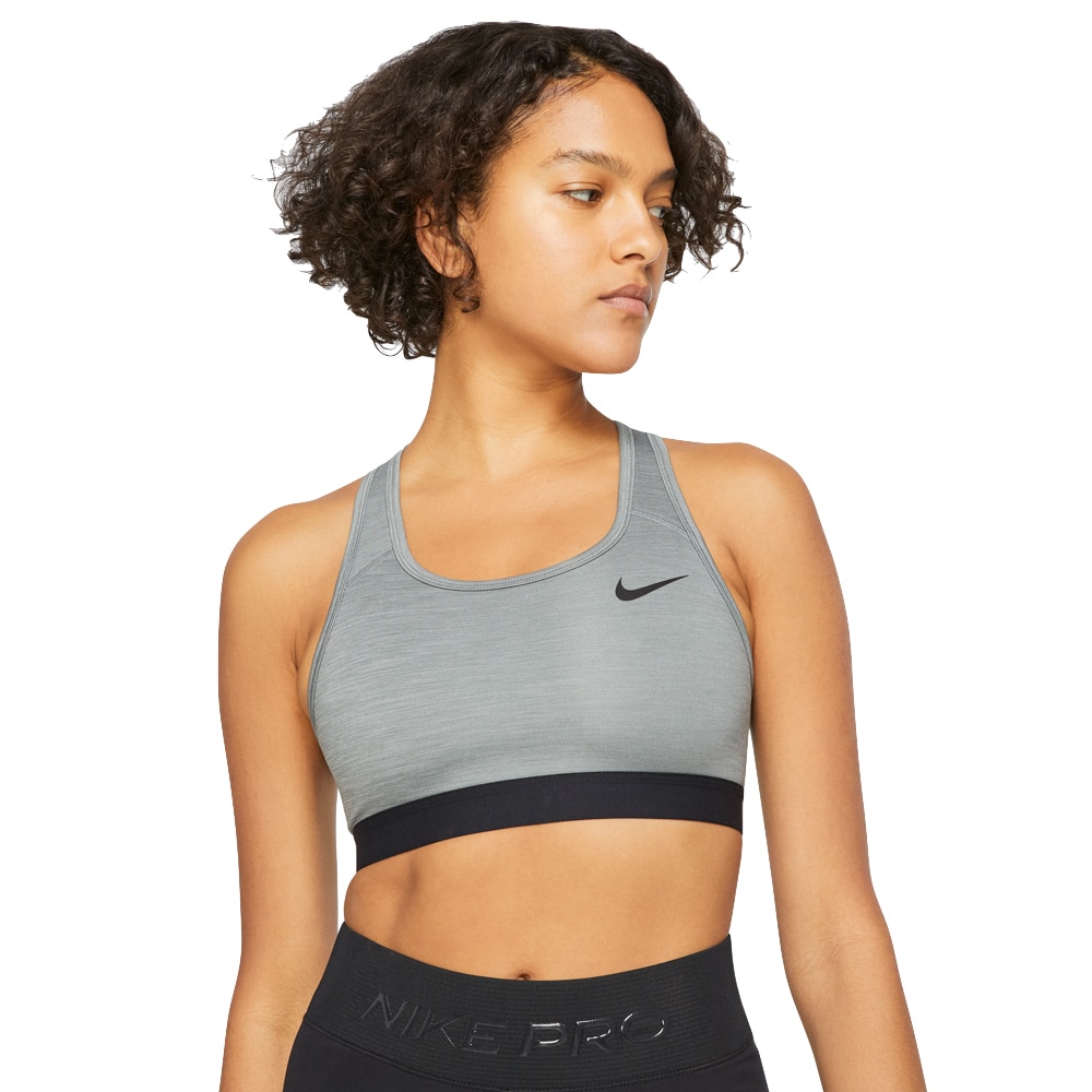 Nike Dri-Fit Swoosh Band Nonpadded Sports-BH Grå