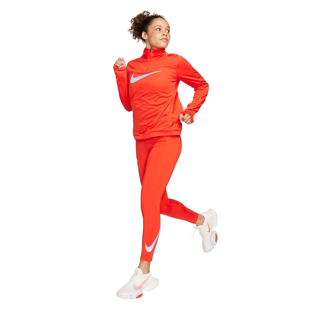 Nike Dri-Fit Fast 7/8 Løpetights Dame Rød 