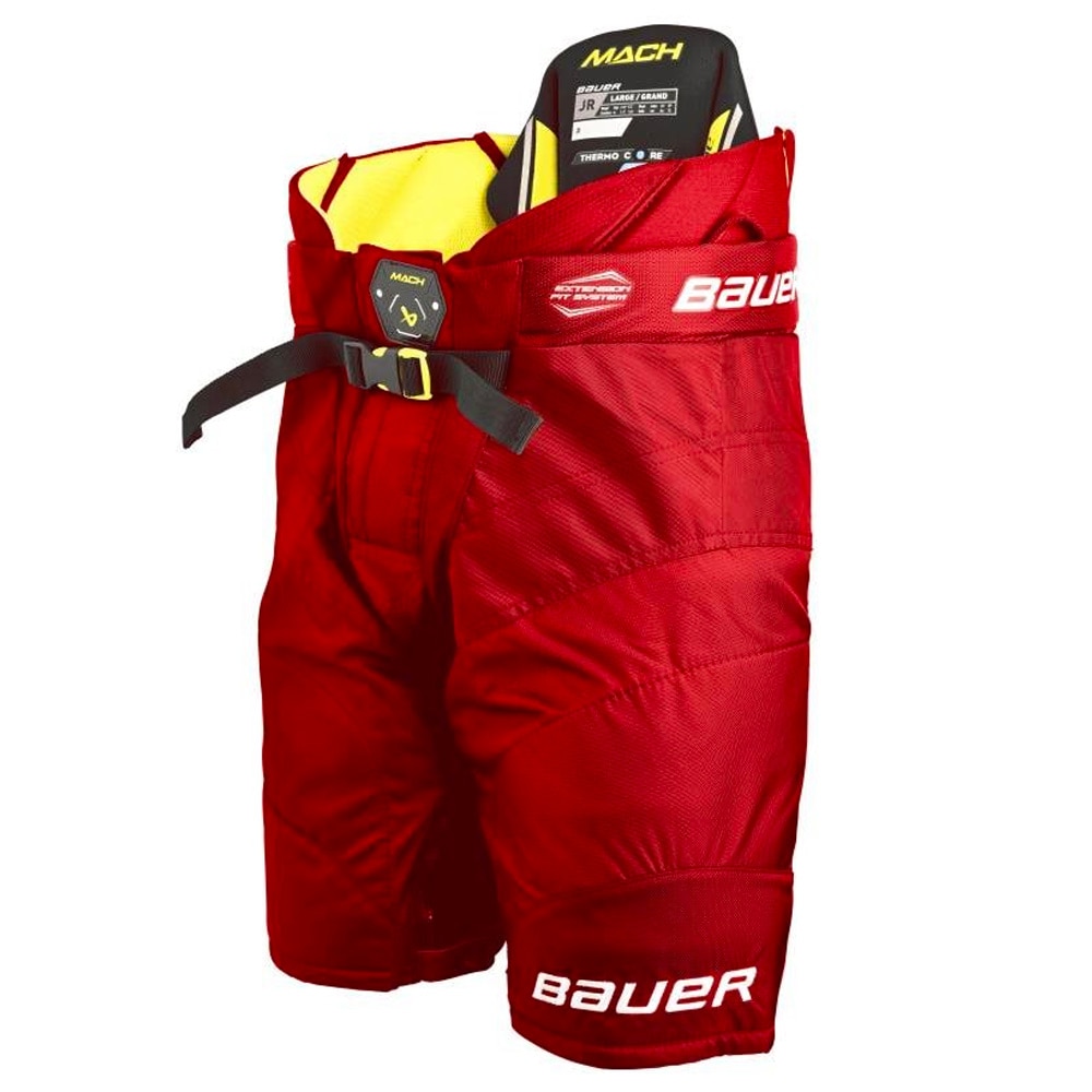 Bauer Supreme Mach Junior Hockeybukse Rød