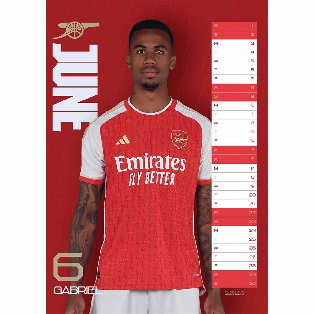 Official Product Arsenal Kalender 2024