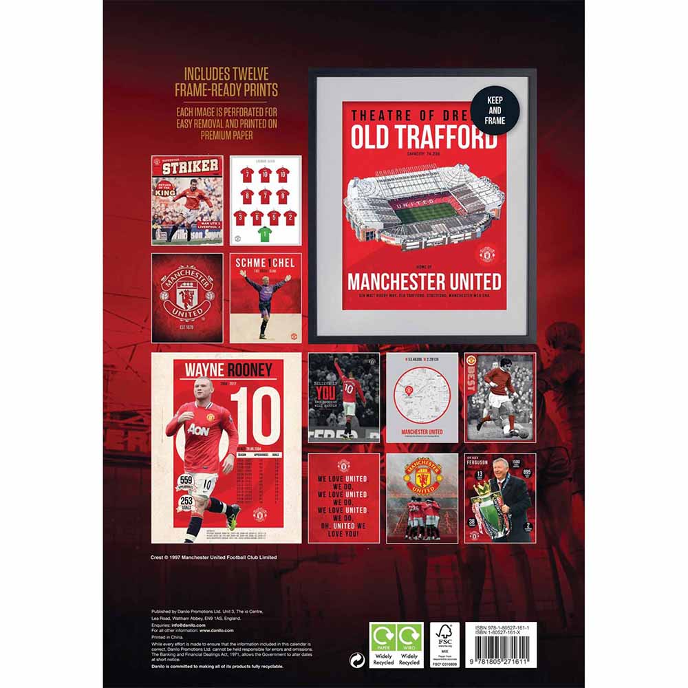 Official Product Manchester United Kalender Deluxe 2024