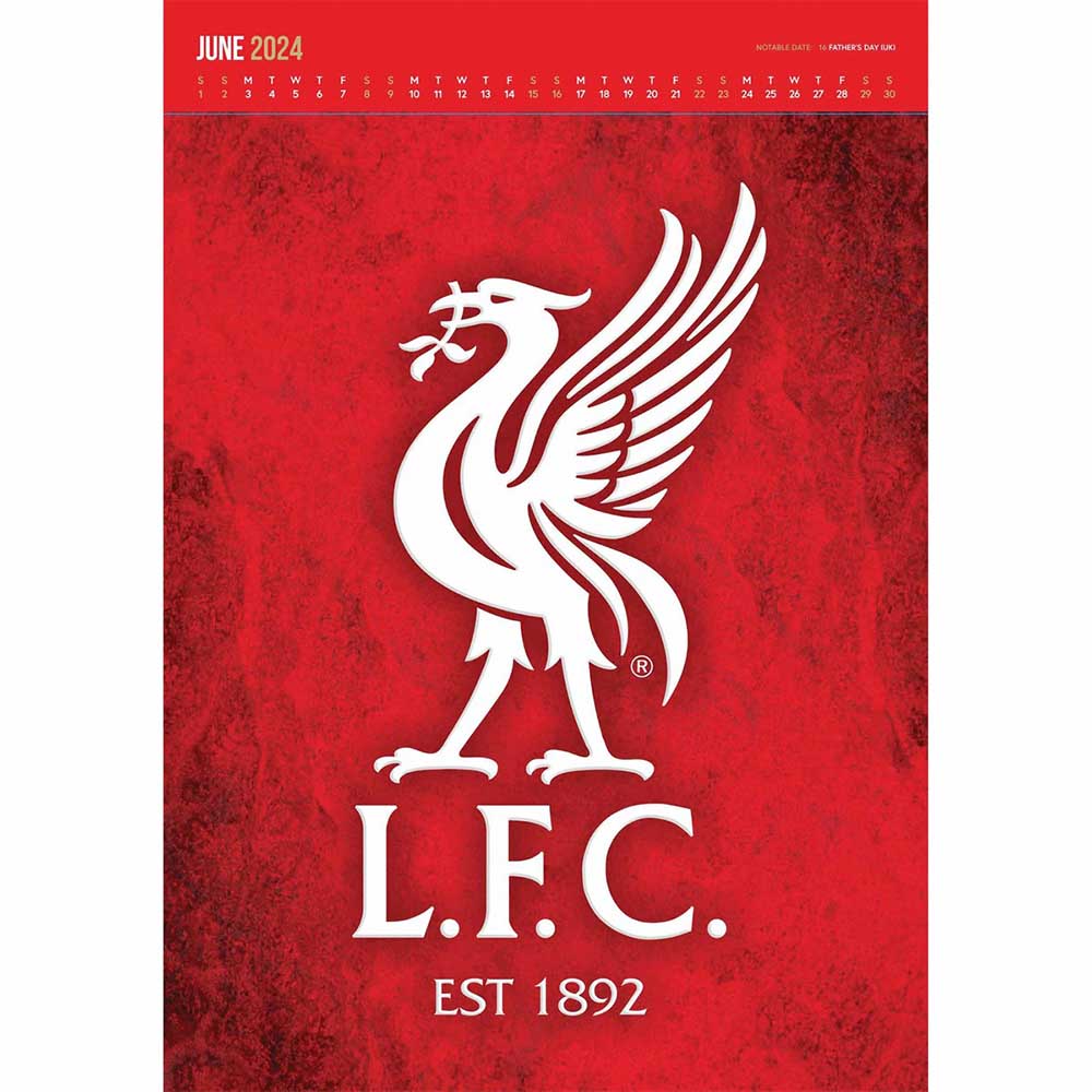 Official Product Liverpool FC Deluxe Kalender 2024