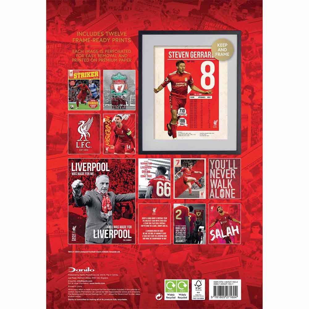 Official Product Liverpool FC Deluxe Kalender 2024