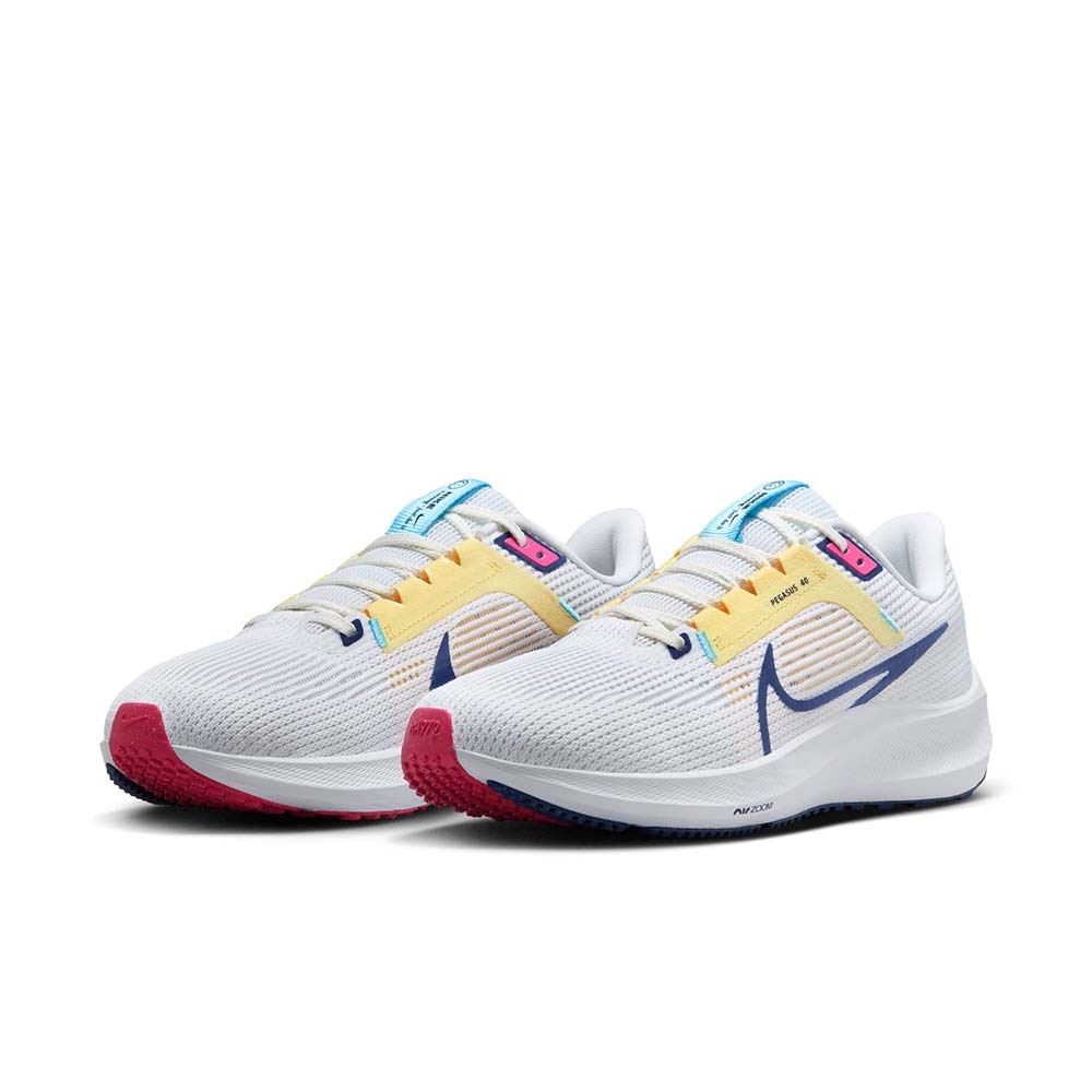 Nike Air Zoom Pegasus 40 Joggesko Dame Hvit/Flerfarget