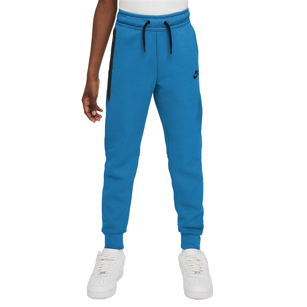 Nike NSW Tech Fleece Fritidsbukse Barn Blå/Sort