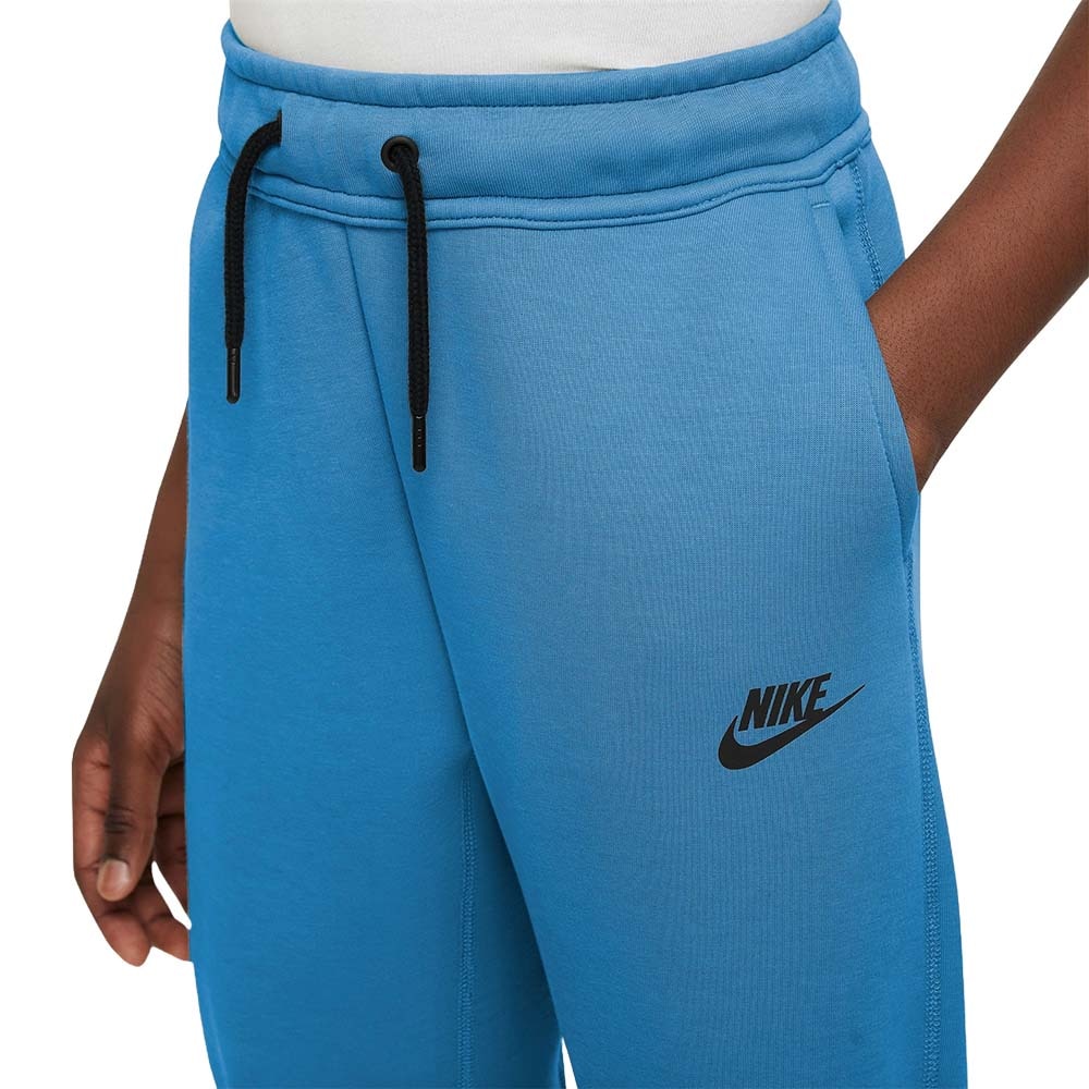 Nike NSW Tech Fleece Fritidsbukse Barn Blå/Sort