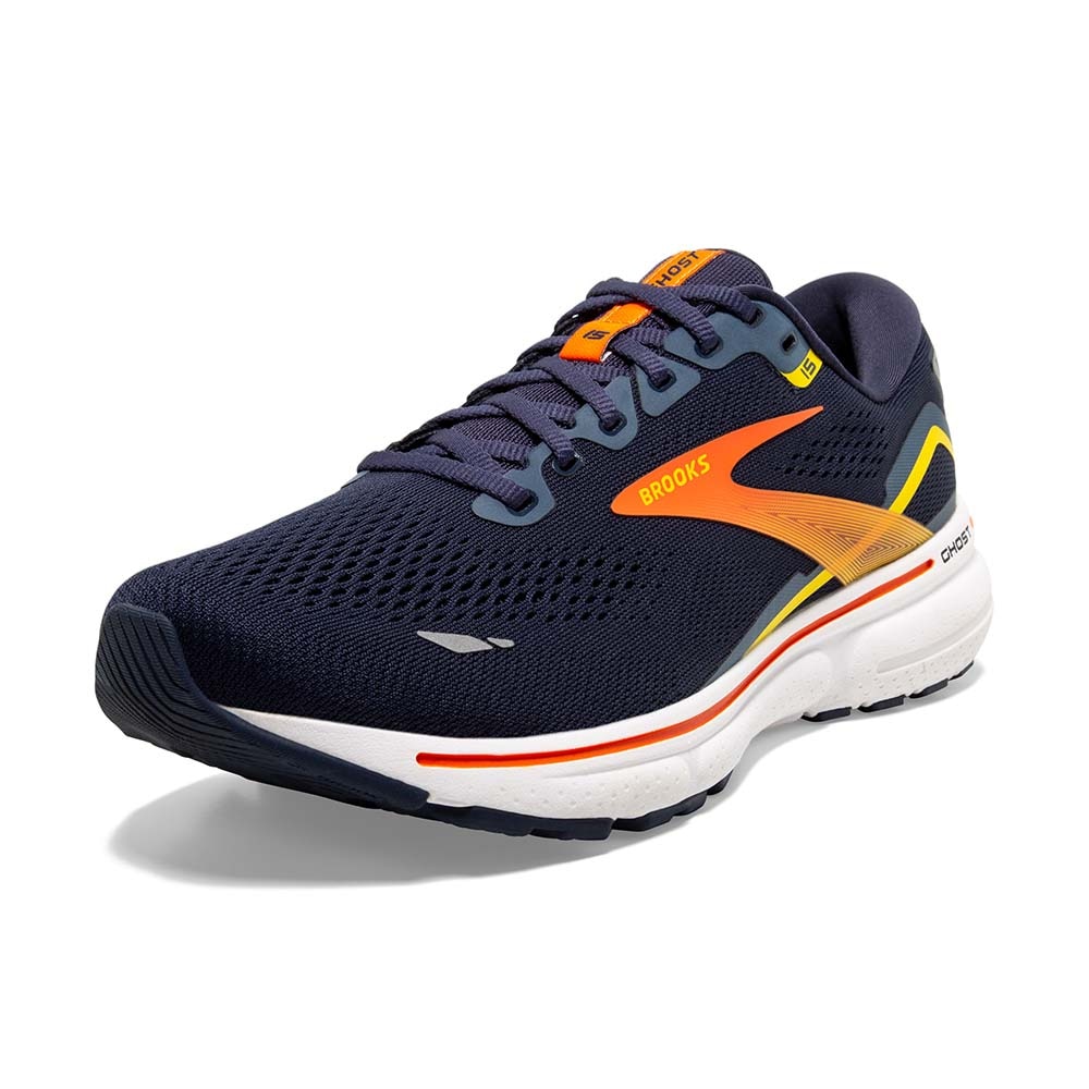 Brooks Ghost 15 Joggesko Herre Marine/Oransje