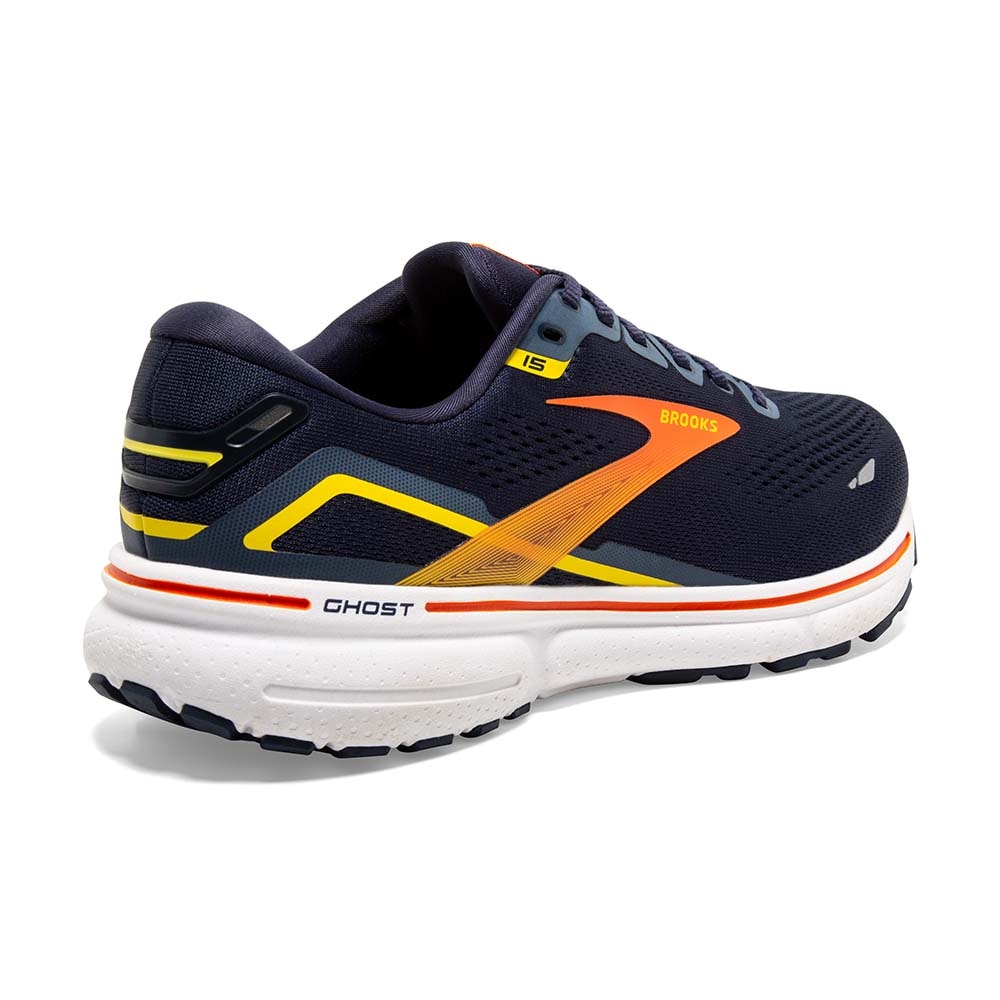 Brooks Ghost 15 Joggesko Herre Marine/Oransje