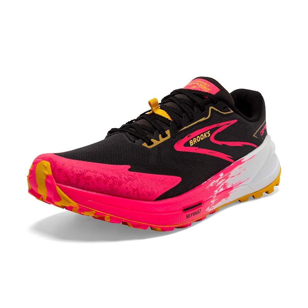 Brooks Catamount 3 Joggesko Dame Sort/Rosa