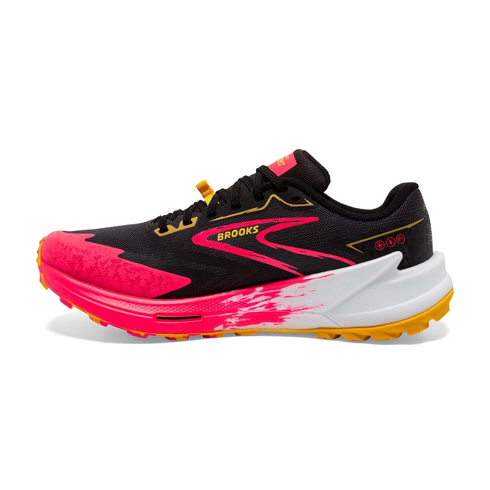 Brooks Catamount 3 Joggesko Dame Sort/Rosa