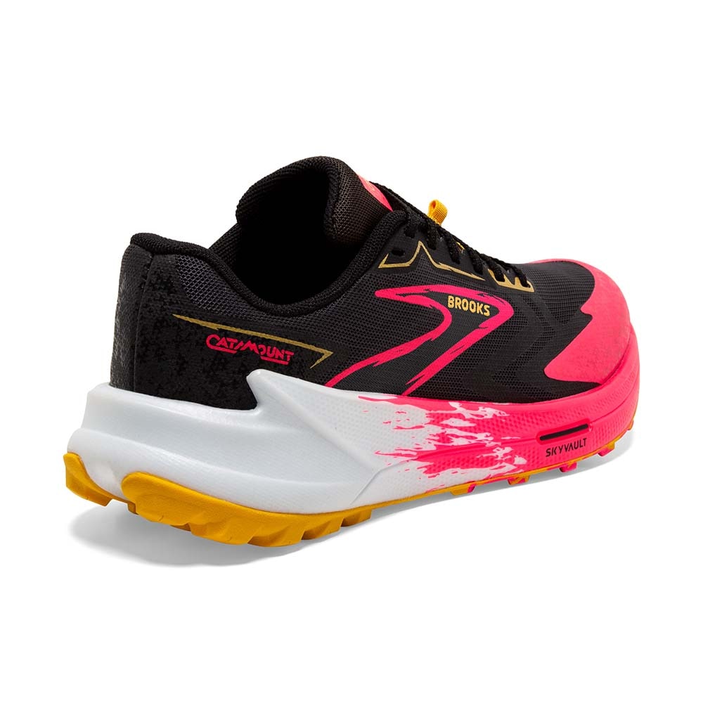 Brooks Catamount 3 Joggesko Dame Sort/Rosa