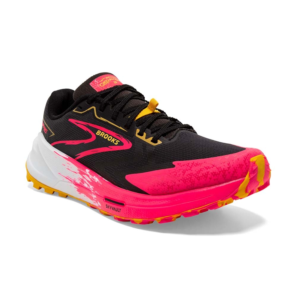 Brooks Catamount 3 Joggesko Dame Sort/Rosa