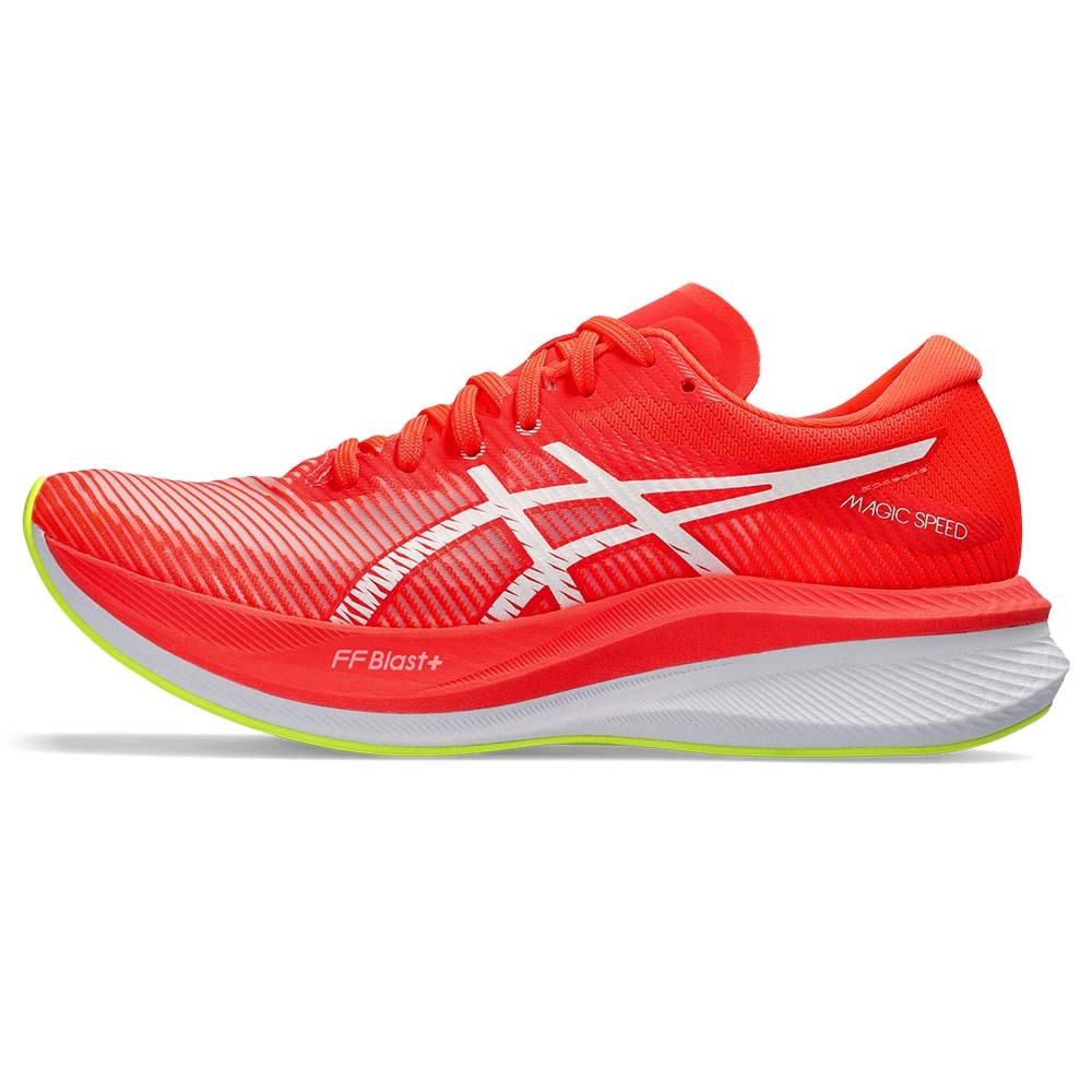 Asics Magic Speed 3 Joggesko Dame Rød/Hvit