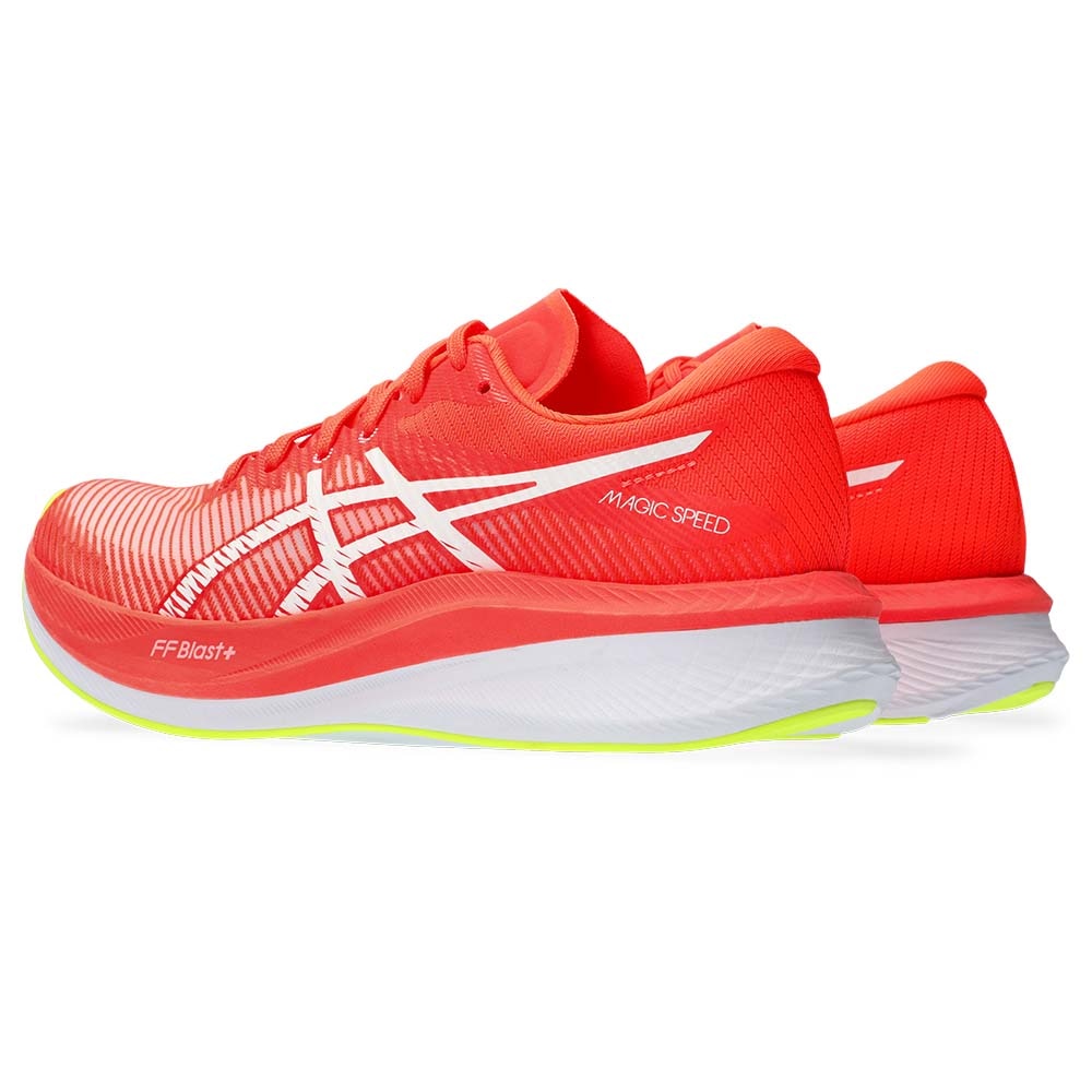 Asics Magic Speed 3 Joggesko Dame Rød/Hvit