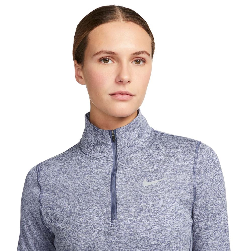 Nike Element Half-Zip Løpetrøye Dame Blå/Lilla