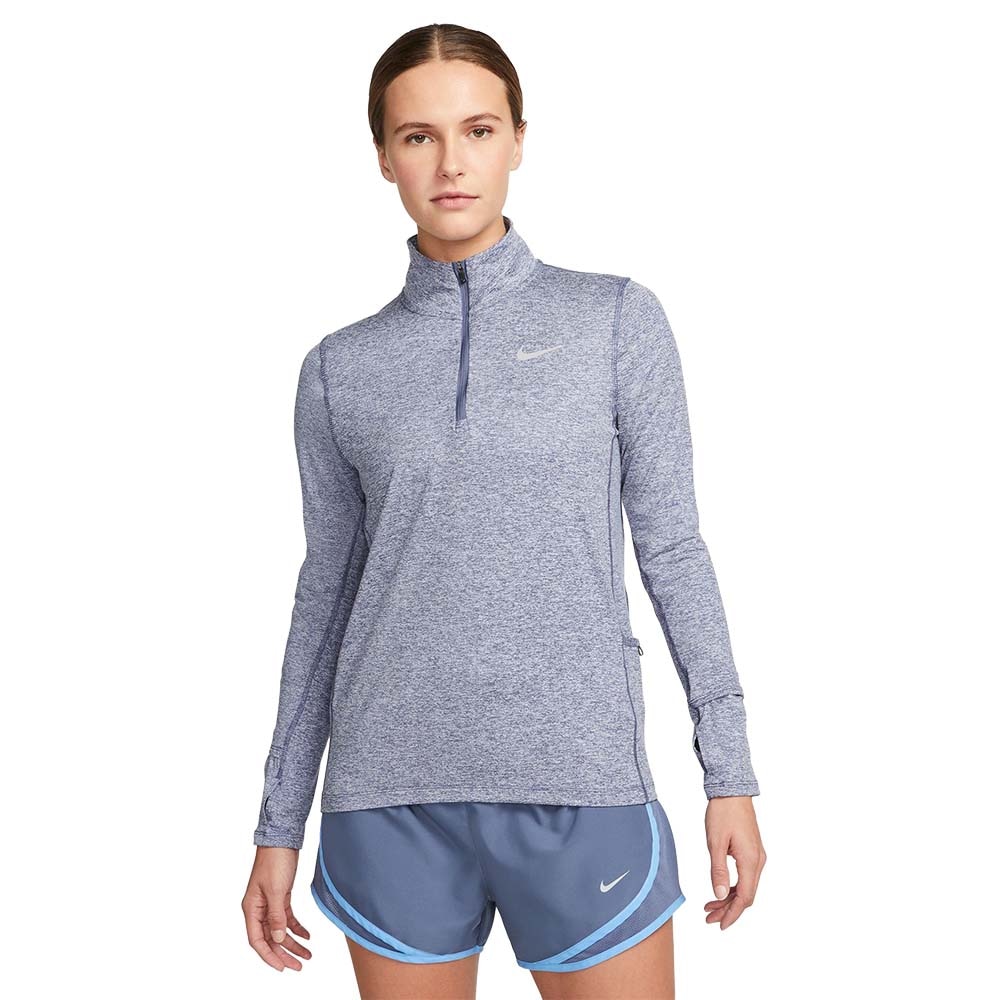 Nike Element Half-Zip Løpetrøye Dame Blå/Lilla