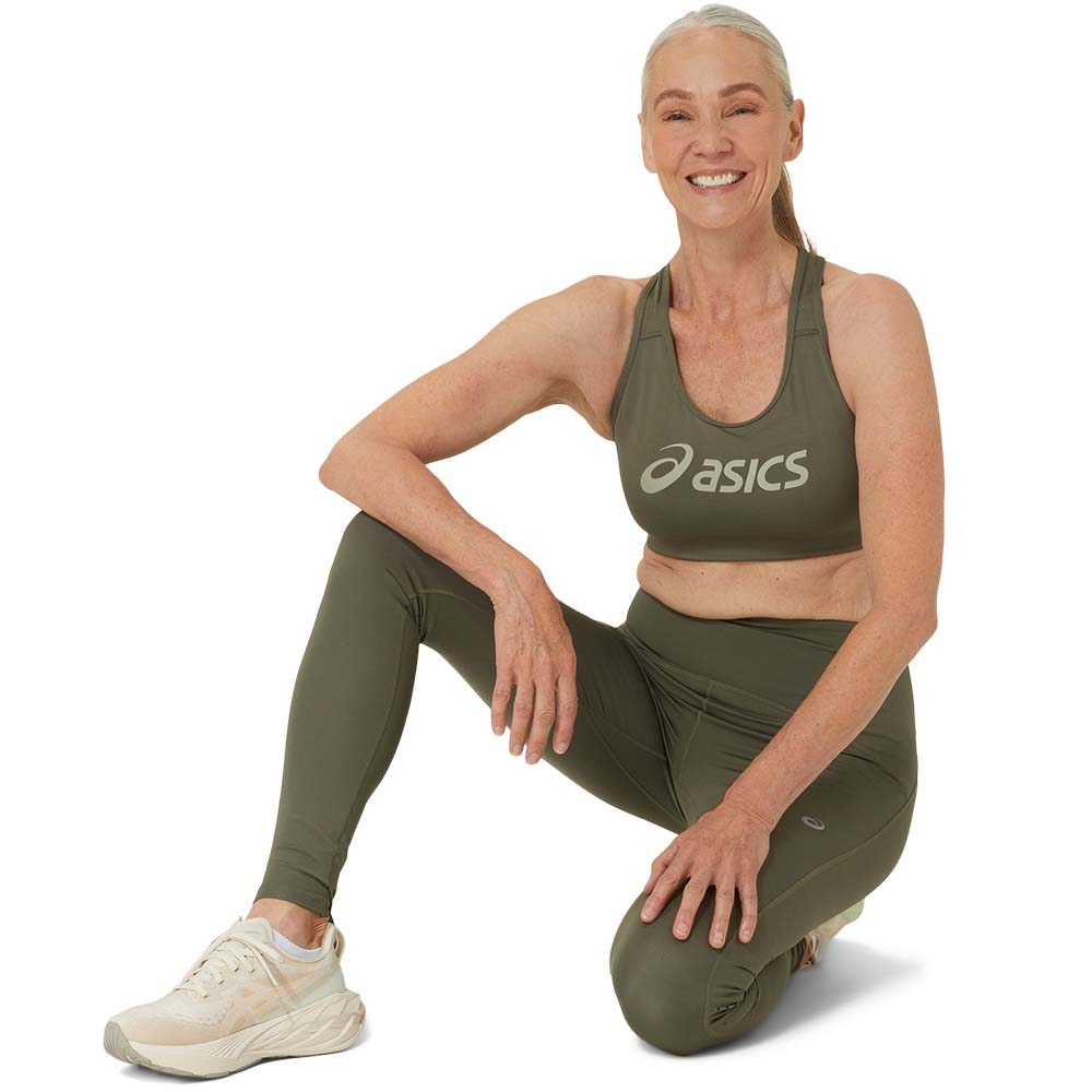 Asics Road High Waist Løpetights Dame Grønn