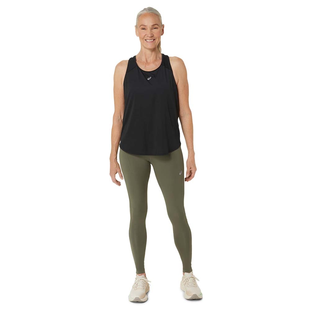 Asics Road High Waist Løpetights Dame Grønn