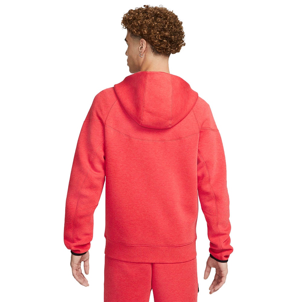 Nike NSW Tech Fleece FullZip Hettegenser Rød