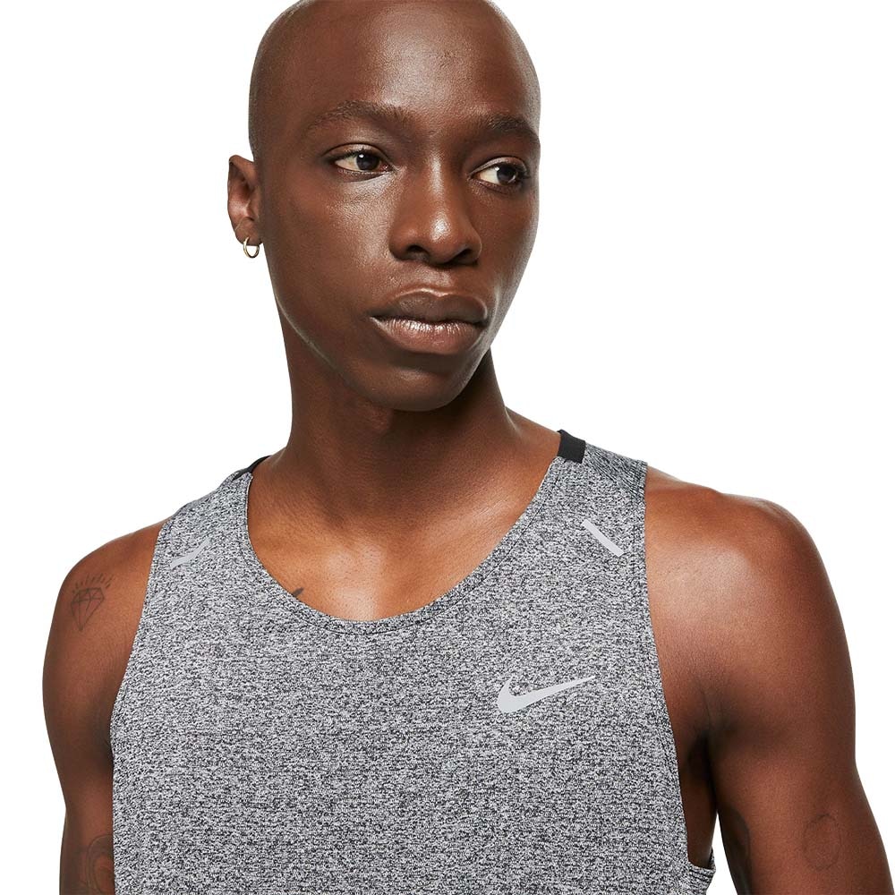 Nike Dri-Fit Rise 365 Tank Herre Grå/Sort