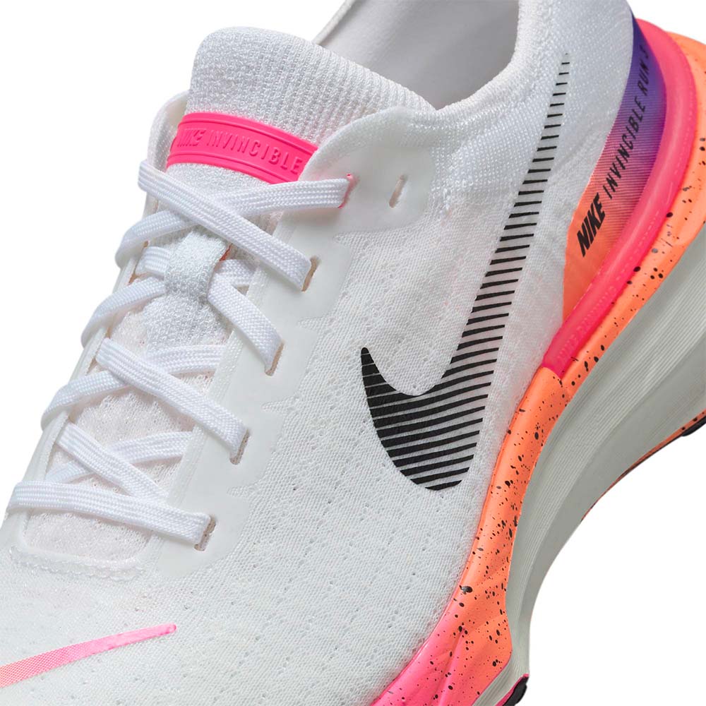 Nike ZoomX Invincible Run Flyknit 3 Joggesko Dame Hvit/Rosa/Oransje