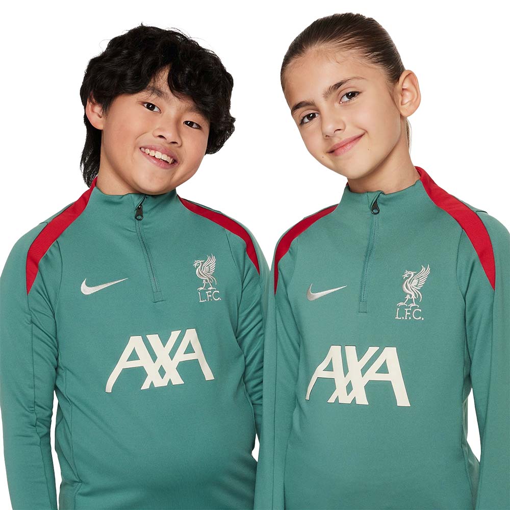 Nike Liverpool FC Dri-FIT Strike Treningsgenser 24/25 Barn Grønn