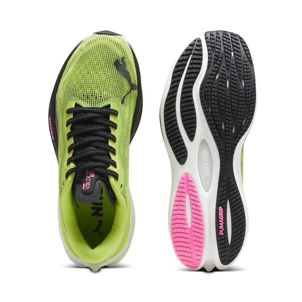 Puma Velocity Nitro 3 Joggesko Dame Volt/Sort