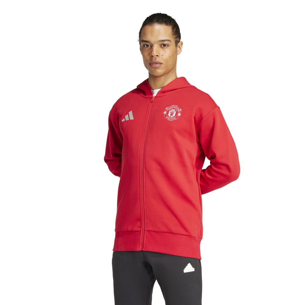 Adidas Manchester United Anthem Jakke 24/25 Rød