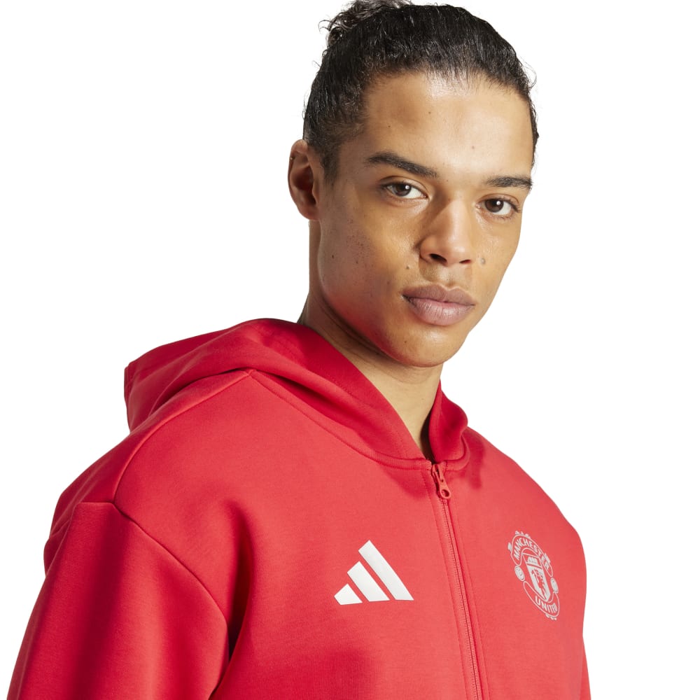 Adidas Manchester United Anthem Jakke 24/25 Rød