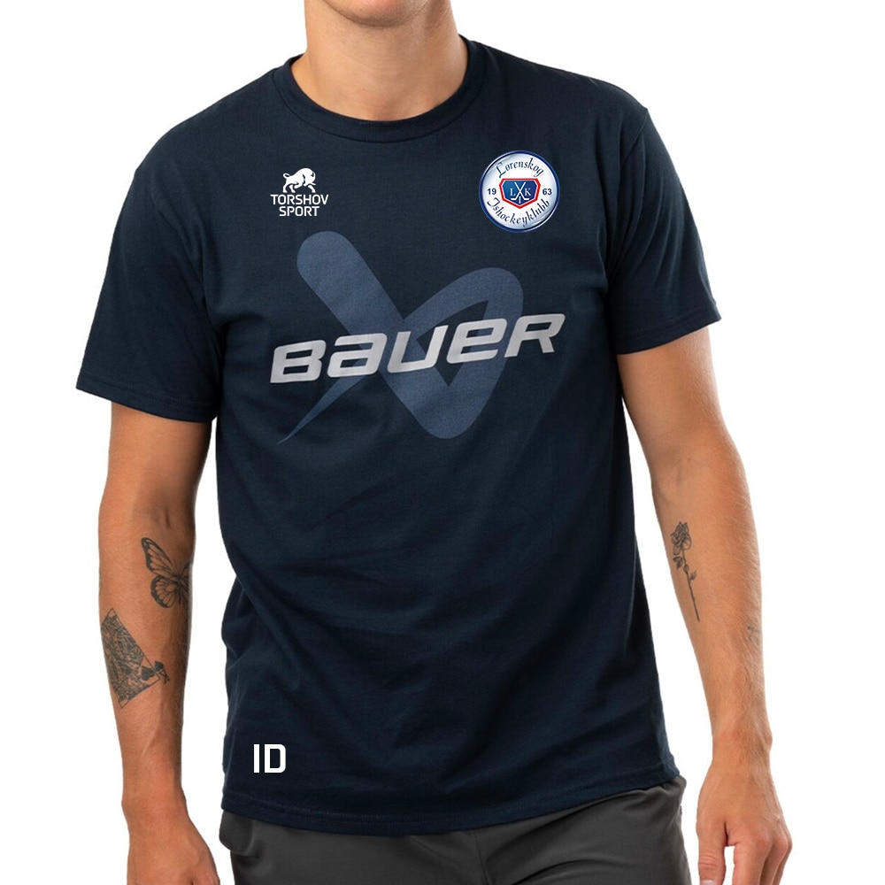 Bauer Lørenskog Hockey Core Lockup T-skjorte