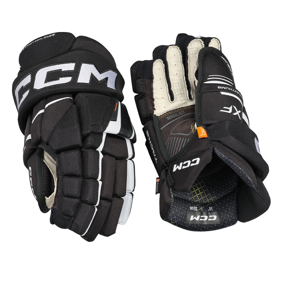 Ccm Tacks XF Junior Hockeyhanske Svart/Hvit