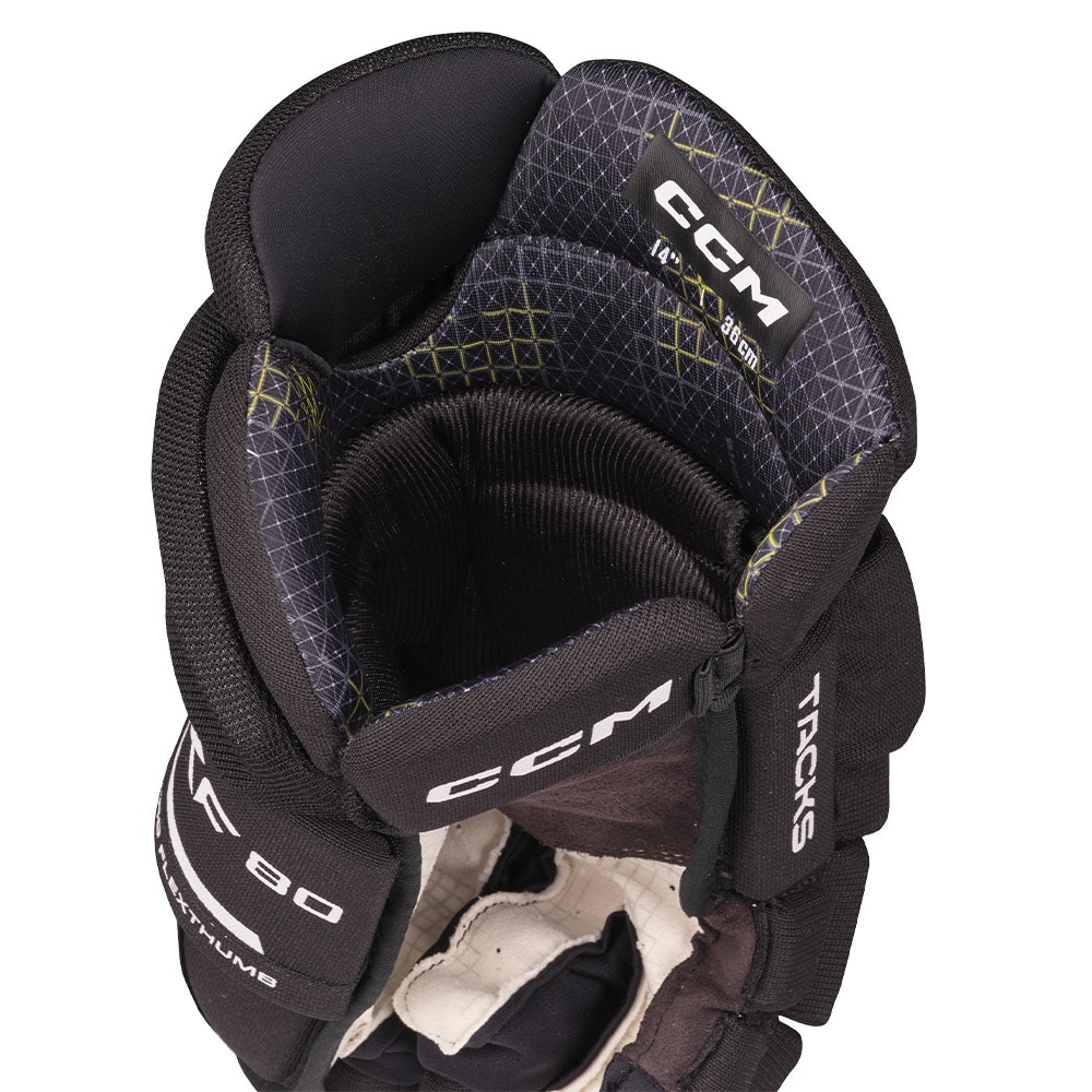 Ccm Tacks XF 80 Hockeyhanske Svart/Hvit