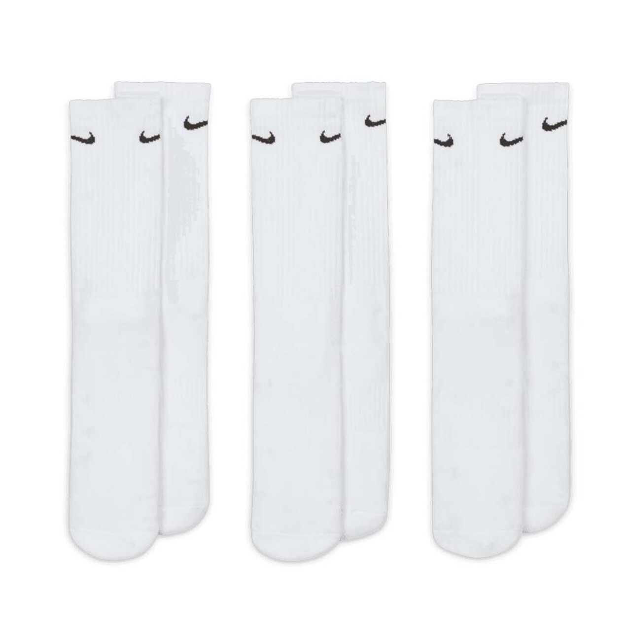 Nike Everyday Crew Sokker 3-Pack Hvit