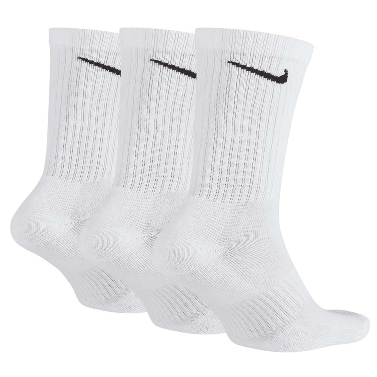 Nike Everyday Crew Sokker 3-Pack Hvit