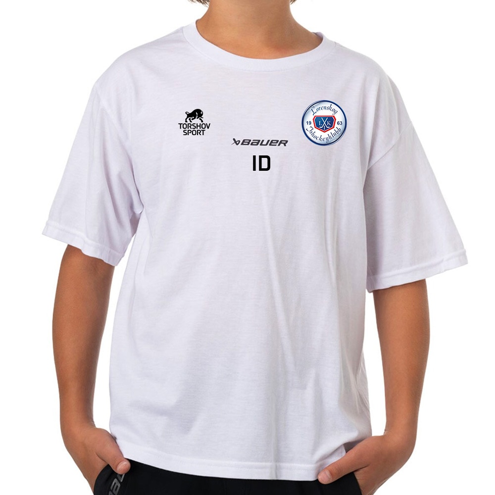 Bauer Lørenskog Hockey Core Barn T-skjorte