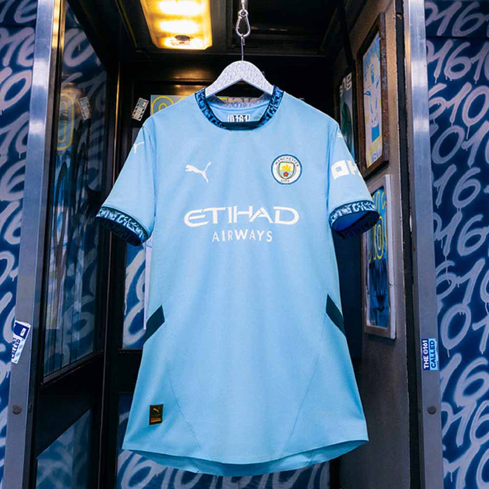 Puma Manchester City Authentic Fotballdrakt 24/25 Hjemme