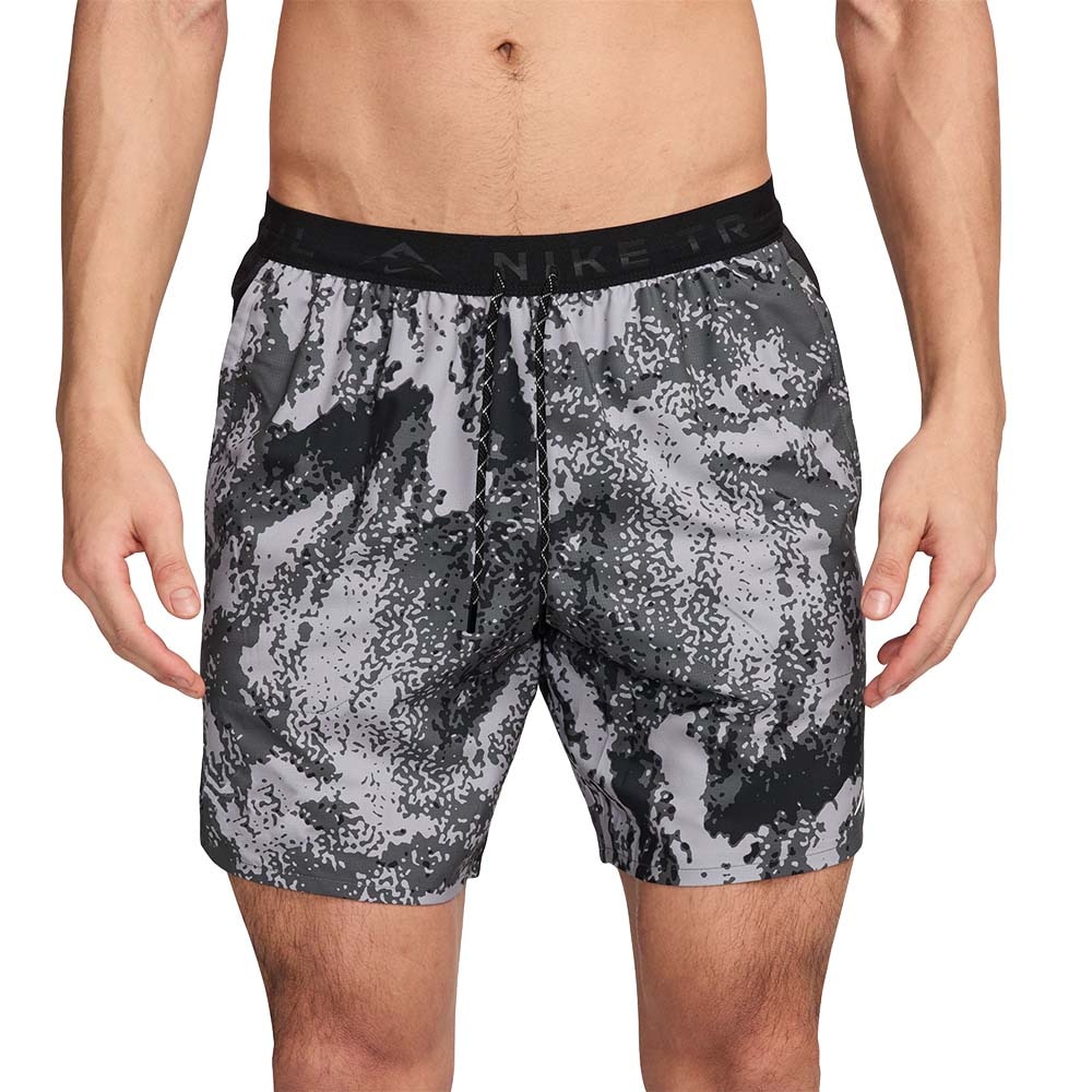 Nike Dri-Fit Trail Stride Løpeshorts Herre Sort/Grå